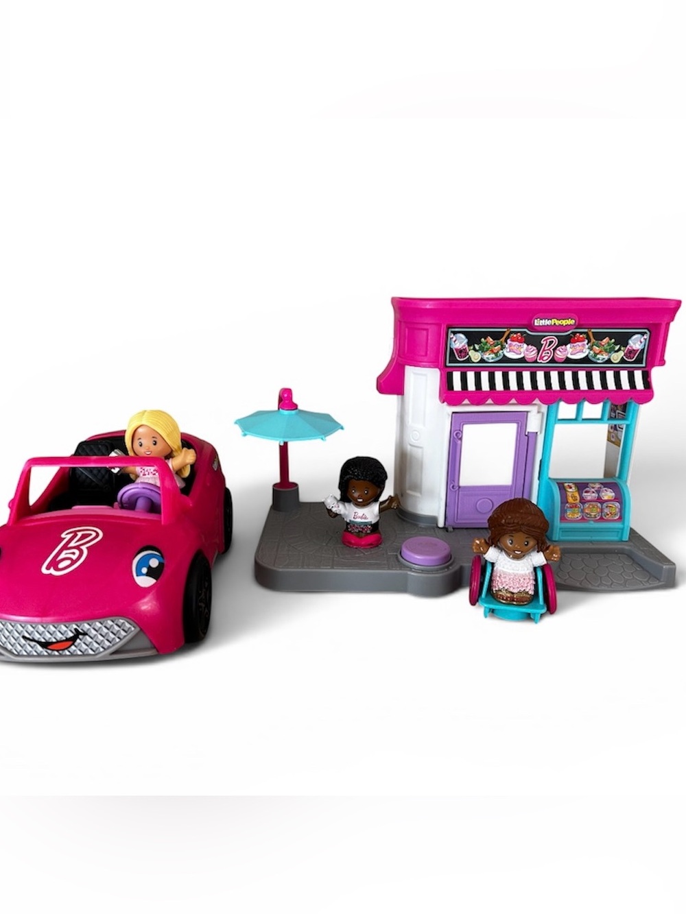 Fisher-Price Little People Barbie City Adventures Cafe Playset